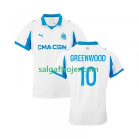 Olympique de Marseille Mason Greenwood 10 Fodboldtrøjer Hjemmebanesæt 2025/26 Kort ærmer